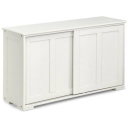 Freestanding Kitchen Storage Cabinet Floor Storage Cabinet-White - thumbnail 1