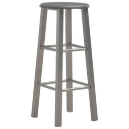 Berkfield Durable 3 Piece Bar Set Wood And Steel Anthracite - thumbnail 6