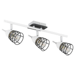 Luminosa Lighting Luminosa Sky Ceiling Spotlight Bar White, Black, 50Cm, 3X E14