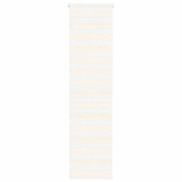 Berkfield Modern Zebra Blind Marble Beige 55X200 Cm Fabric Width 50.9 Cm Polyester - thumbnail 2