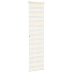 Berkfield Modern Zebra Blind Marble Beige 55X200 Cm Fabric Width 50.9 Cm Polyester - thumbnail 4