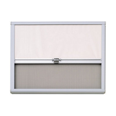 Crusader Nrf Combination Blind & Flyscreen Grey 1000 X 650 mm For Motorhomes, Caravans Horseboxes - image 1