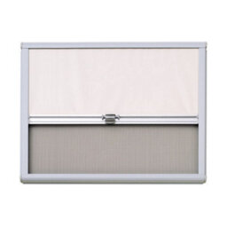 Crusader Nrf Combination Blind & Flyscreen Grey 1000 X 650 mm For Motorhomes, Caravans Horseboxes - thumbnail 1