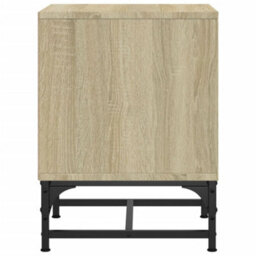 Berkfield Bedside Cabinets With Glass Doors 2 Pcs Sonoma Oak 35X37X50 Cm - thumbnail 9