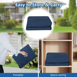 Portable Double Inflatable Couch Blow Up Sofa With Removable Cover - thumbnail 4