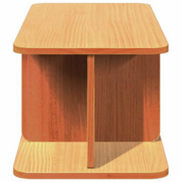 Berkfield Coffee Table Wax Brown 80 X 39.5 X 33.5 Cm Solid Pine Wood - thumbnail 6
