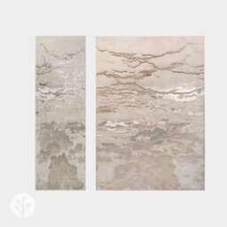 Beige Modern Easy To Clean Abstract Rug For Dining Room Bedroom And Living Room-66 X 240Cm (Runner) - thumbnail 2