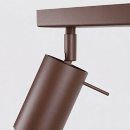 Luminosa Ring Ceiling Spotlight Bar Brown 6x GU10 - thumbnail 4