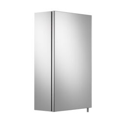 Croydex Vallon Silver Effect Single Bathroom Cabinet With Mirrored Door (H)521mm (W)300mm - thumbnail 2