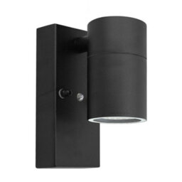 Long Life Lamps Company Black Outdoor Wall Light Dusk Till Dawn Sensor Stainless Steel Ip65 Zlc089B