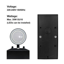 Long Life Lamps Company Black Outdoor Wall Light Dusk Till Dawn Sensor Stainless Steel Ip65 Zlc089B - thumbnail 6