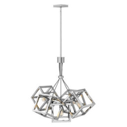 Luminosa Lighting Elstead Hinkley Fredrick Ramond Ensemble 5 Light Pendant Polished Nickel - thumbnail 1