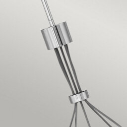 Luminosa Lighting Elstead Hinkley Fredrick Ramond Ensemble 5 Light Pendant Polished Nickel - thumbnail 3