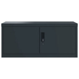 Berkfield File Cabinet Anthracite 90X40X145 Cm Steel - thumbnail 4
