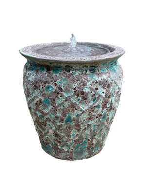Outdoor Living UK Altico Celeste Turquoise Water Feature Without Cover