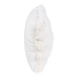 Living And Home Elegant Warm Luxurious Plush Textured Throw Pillow Cover Pillowcase Pure White Easy Care 43Cm W X 43Cm D - thumbnail 7