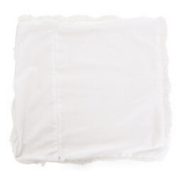 Living And Home Elegant Warm Luxurious Plush Textured Throw Pillow Cover Pillowcase Pure White Easy Care 43Cm W X 43Cm D - thumbnail 5