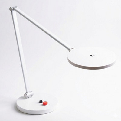Daylight Tricolor Led Task Lamp 3500 Lux 1000 Lumens Adjustable Arm & 16.5 Cm Shade - image 1