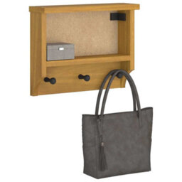 Vidaxl Wall-Mounted Coat Rack Sandnes 45X12X35 Cm Solid Wood Pine - thumbnail 4