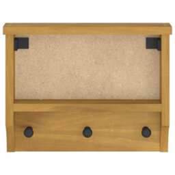 Vidaxl Wall-Mounted Coat Rack Sandnes 45X12X35 Cm Solid Wood Pine - thumbnail 5