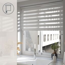 GoodHome Elin Corded Off White Day & Night Roller Blind (W)120Cm (L)180Cm - thumbnail 7