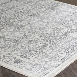 Livabliss Roma-Vintage Off-White Grey Charcoal Traditional Boho Living Dining Bedroom Rug 60 X 90 Cm Easy Care, Non Shedding - thumbnail 6