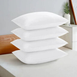 Ameha Bedding Pillowcase-Plain Dyed White Breathable Envelope Durable Pillow Cover 2 Pair (50 X 75 Cm) Pillow Covers - thumbnail 6