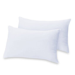 Ameha Bedding Pillowcase-Plain Dyed White Breathable Envelope Durable Pillow Cover 2 Pair (50 X 75 Cm) Pillow Covers - thumbnail 5