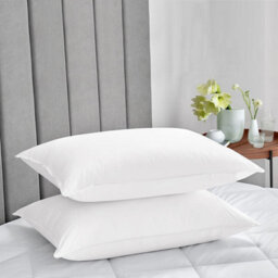 Ameha Bedding Pillowcase-Plain Dyed White Breathable Envelope Durable Pillow Cover 2 Pair (50 X 75 Cm) Pillow Covers - thumbnail 8