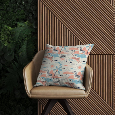 Warren Reed Designer Wild Savannah Park Outdoor Cushion 60Cm X 60Cm