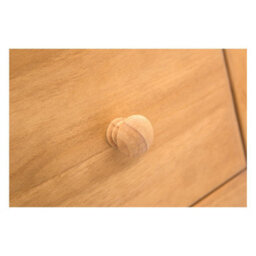 Cabinet Bits Lugo 3 Drawer Desk - Dressing Table Wood Knob - thumbnail 7