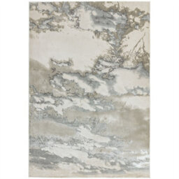 Beige Easy To Clean Abstract Optical/ (3D) Rug For Dining Room Bedroom And Living Room-80Cm X 150Cm - thumbnail 5