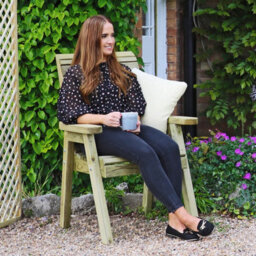 Freya Wooden Garden Chair Freya Arm Chair By Zest Outdoor Living - thumbnail 3