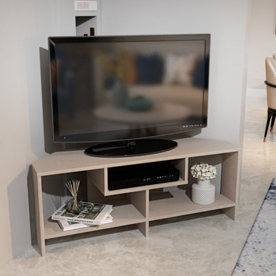 Decorotika Maldiv Modern Tv Stand Tv Unit Cottonbeige - image 1
