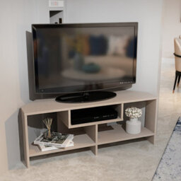 Decorotika Maldiv Modern Tv Stand Tv Unit Cottonbeige - thumbnail 1