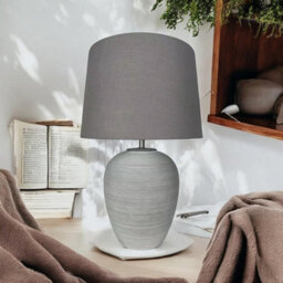 Minster 48Cm Lamp And Shade - Ceramic - L21 X W21 X H48 Cm - thumbnail 3