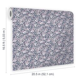 Laura Ashley Libby Purple Kids Smooth Wallpaper - thumbnail 7