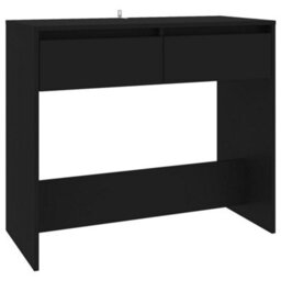 Berkfield Sturdy Console Table Black 89X41X76.5 Cm Steel