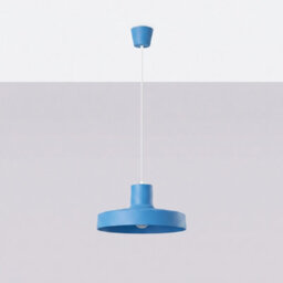 Sollux Lighting Bilo Steel Light Blue 1 Lights Modern Pendant Lamps - thumbnail 2