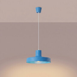 Sollux Lighting Bilo Steel Light Blue 1 Lights Modern Pendant Lamps - thumbnail 3