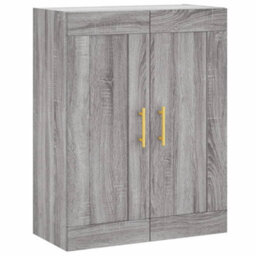 Berkfield Highboard Grey Sonoma 69.5X34X180 Cm Engineered Wood - thumbnail 5
