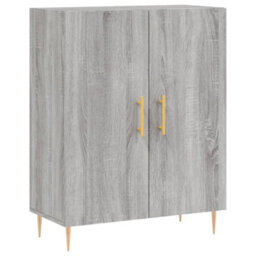Berkfield Highboard Grey Sonoma 69.5X34X180 Cm Engineered Wood - thumbnail 7