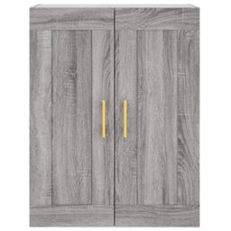 Berkfield Highboard Grey Sonoma 69.5X34X180 Cm Engineered Wood - thumbnail 6
