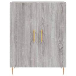 Berkfield Highboard Grey Sonoma 69.5X34X180 Cm Engineered Wood - thumbnail 8