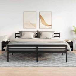 Berkfield Durable Bedside Cabinets 2 Pcs With Drawer Black 39X28X41 Cm - thumbnail 2