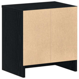 Berkfield Durable Bedside Cabinets 2 Pcs With Drawer Black 39X28X41 Cm - thumbnail 8