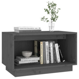 Berkfield Tv Cabinet Grey 60X35X35 Cm Solid Wood Pine - thumbnail 5