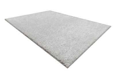RugsX Carpet Buenos 7005 Shaggy Plain, Single Color Silver  160X220 Cm - image 1