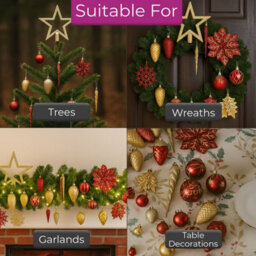 Neo 110Pcs Christmas Tree Ornaments Set - thumbnail 4