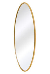 Mirroroutlet The Ovale Gold Metal Framed Oval Wall Mirror 200Cm X 112Cm - thumbnail 3